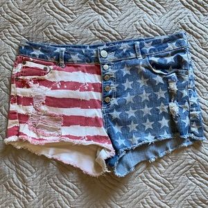 American Flag Shorts